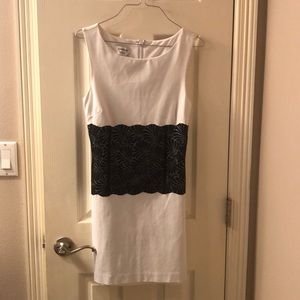 White cocktail dress